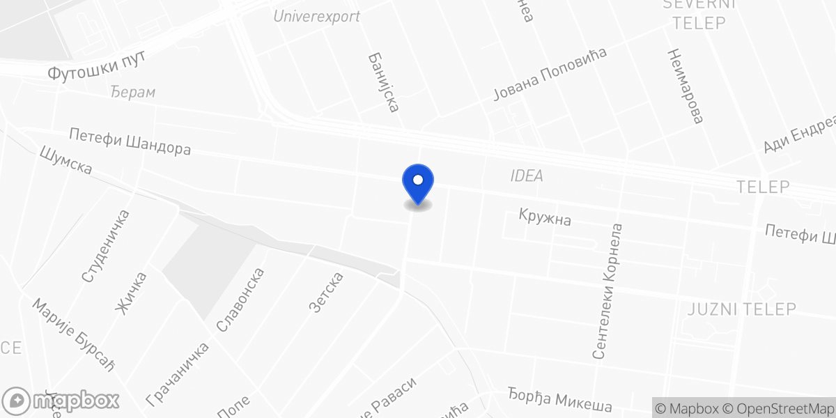 Mapa — Gorana Kovačića 17