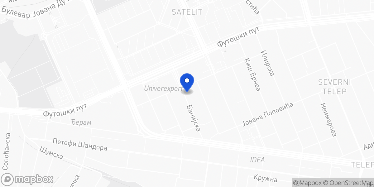 Mapa: Banijska 11