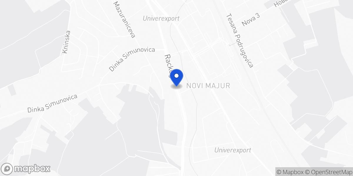 Mapa — Račkog 25