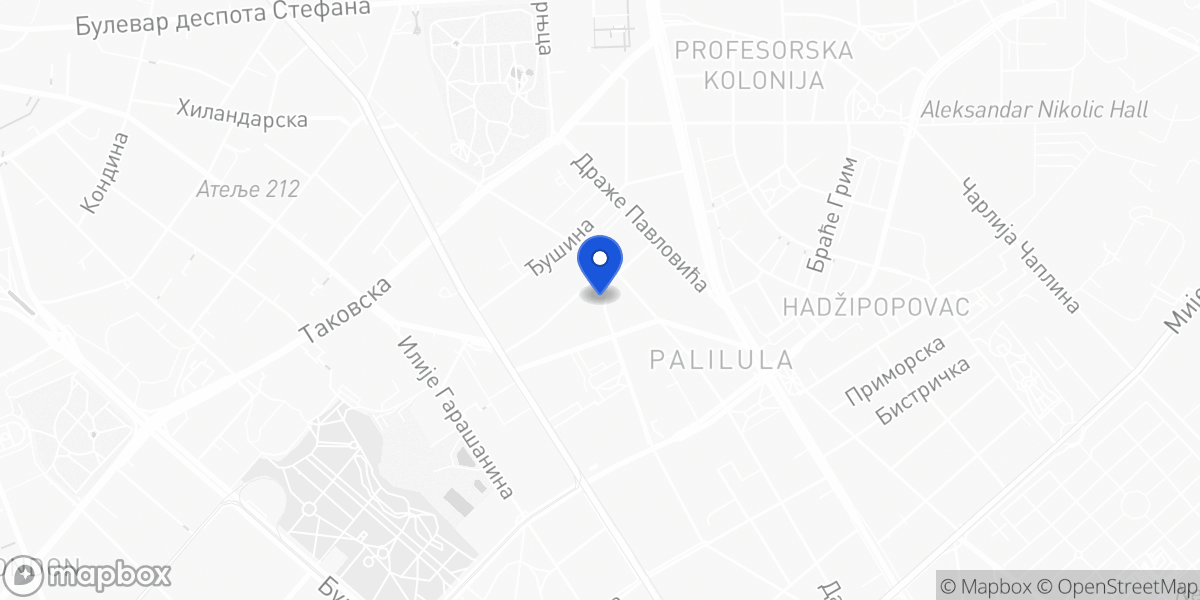 Mapa — Kneza Danila 4a
