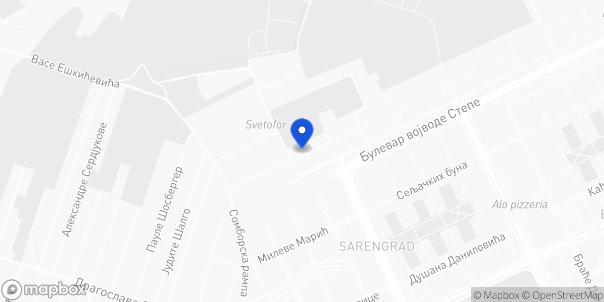 Mapa: Novo naselje, Novi Sad