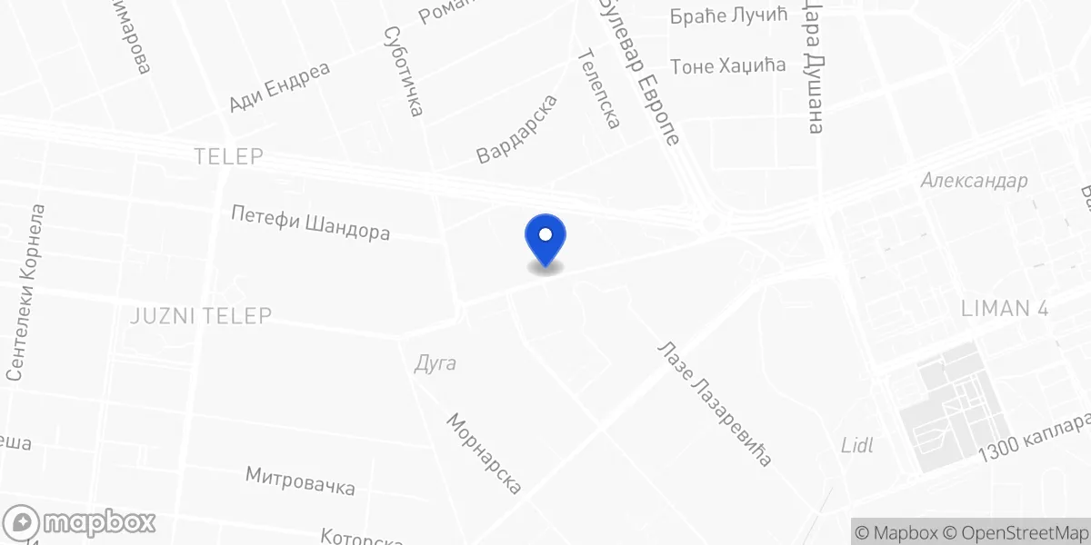 Mapa: Ćirila i Metodija 38