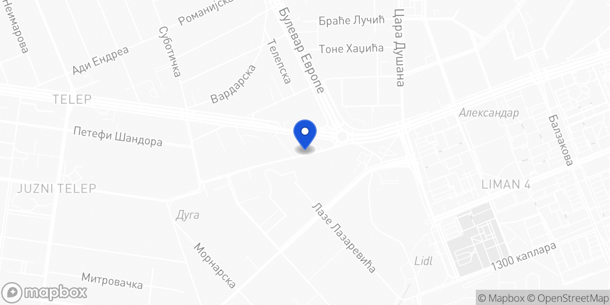 Mapa — Ćirila i Metodija 10