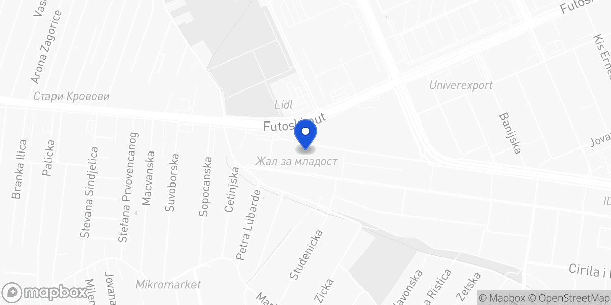 Mapa — Somborska 43