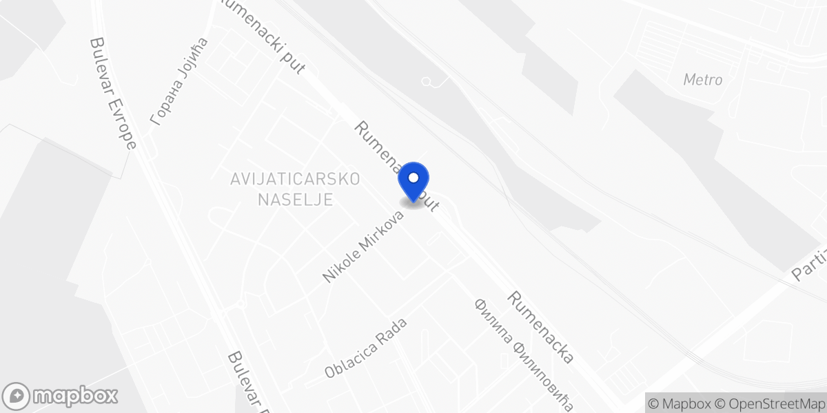 Mapa — Rumenački put 11, Novi Sad