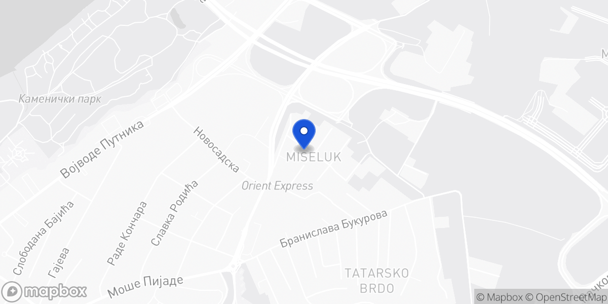Mapa: Mišeluk, Novi Sad