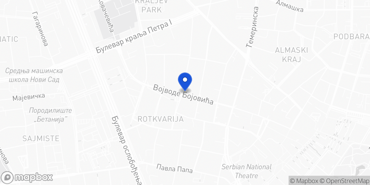 Mapa: Vojvode Šupljikca 2