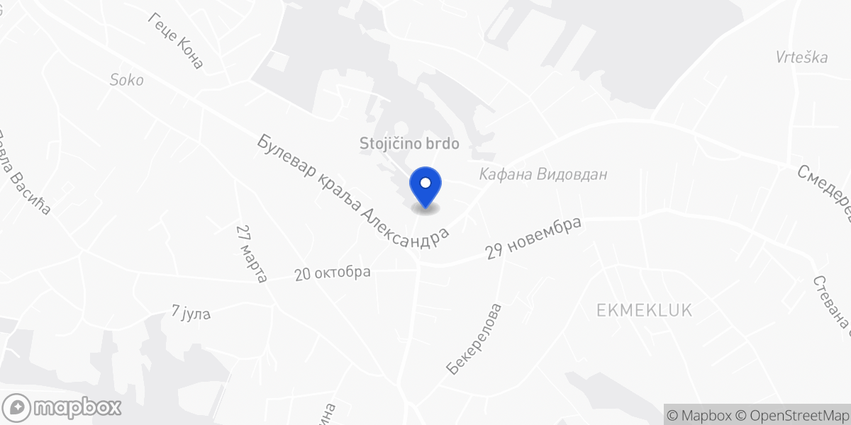 Mapa: Bulevar kralja Aleksandra 535