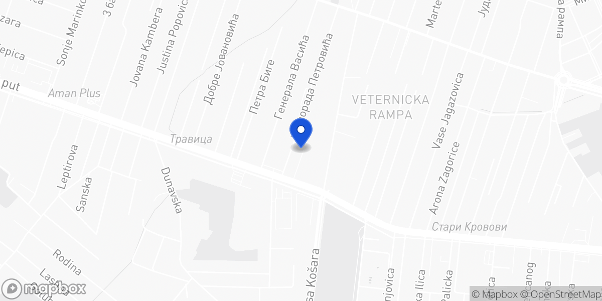 Mapa — Novosadski put 73, Veternik
