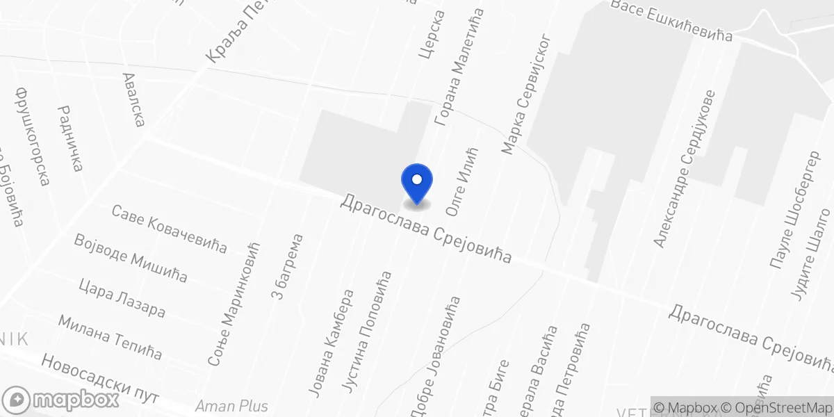 Mapa: Gorana Maletića 4, Veternik