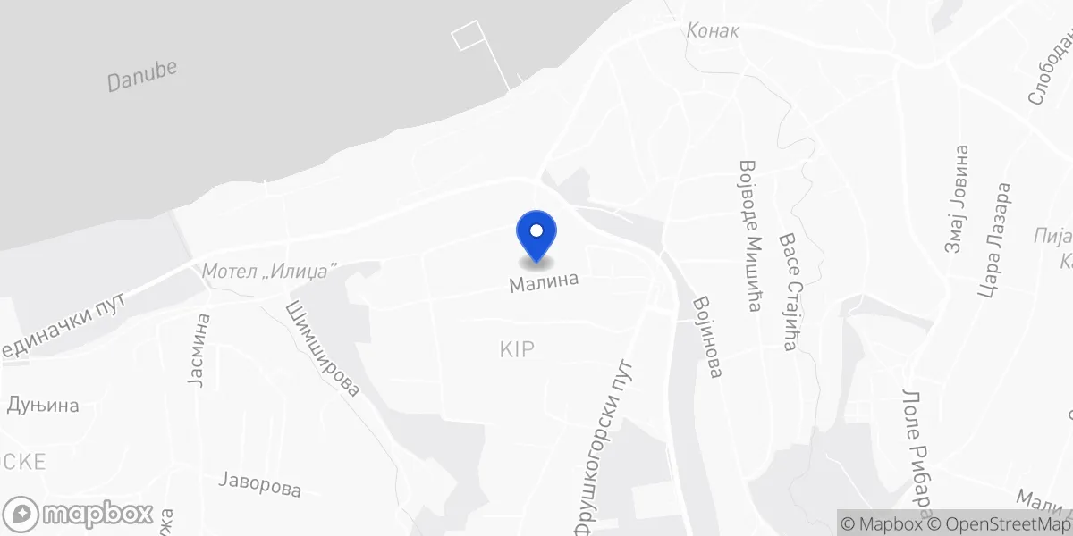 Mapa: Malina 16B, Sremska Kamenica