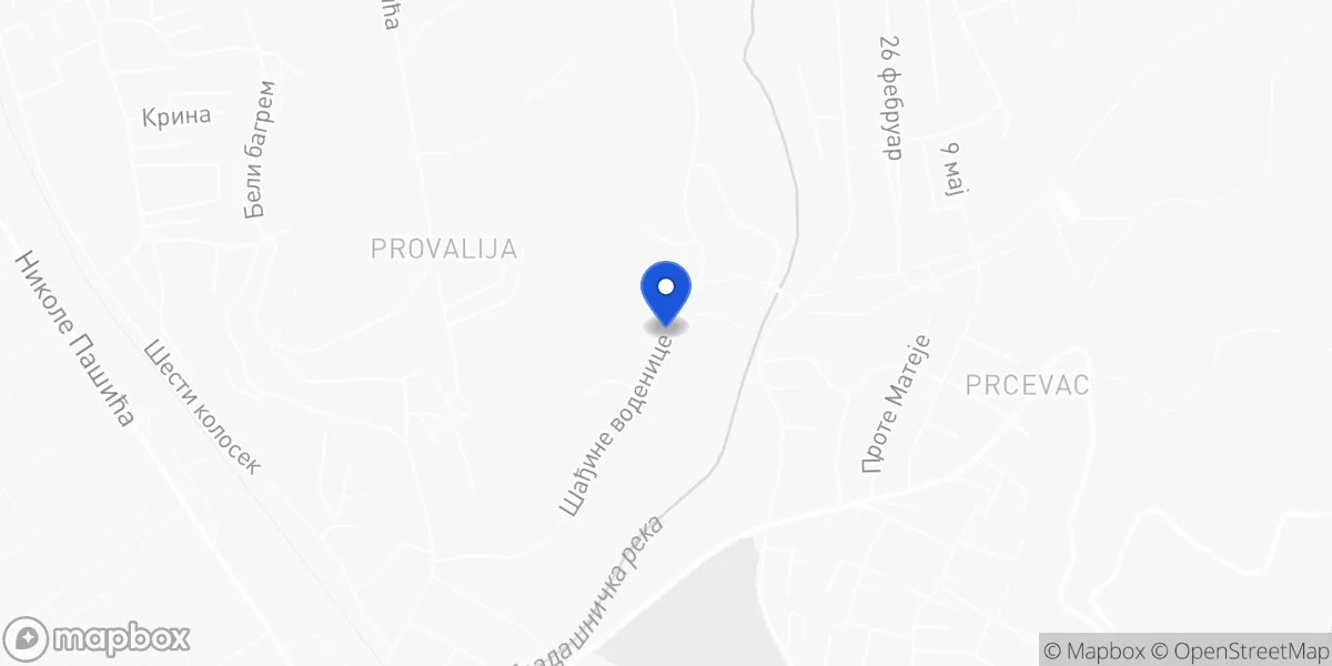 Mapa: Šapine bb, Šapine