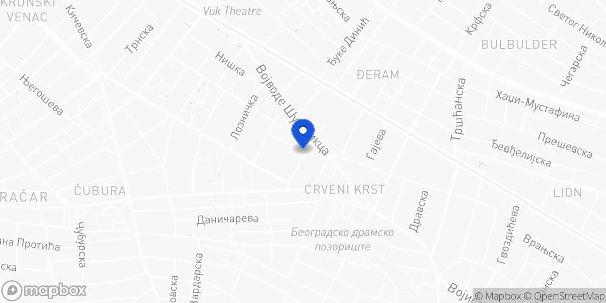 Mapa — Sjenička 3A