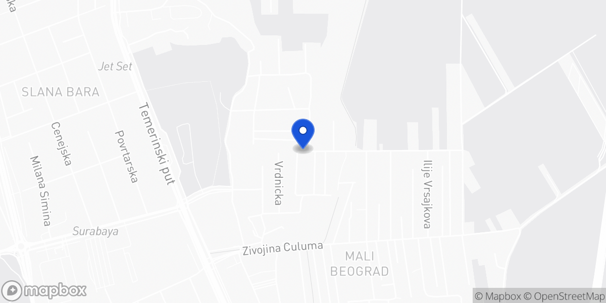 Mapa — Nikanora Grujića 10a, Novi Sad
