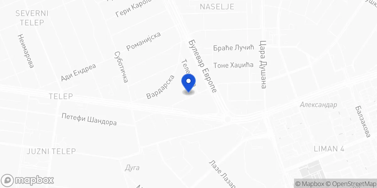 Mapa: Dalmatinska 14