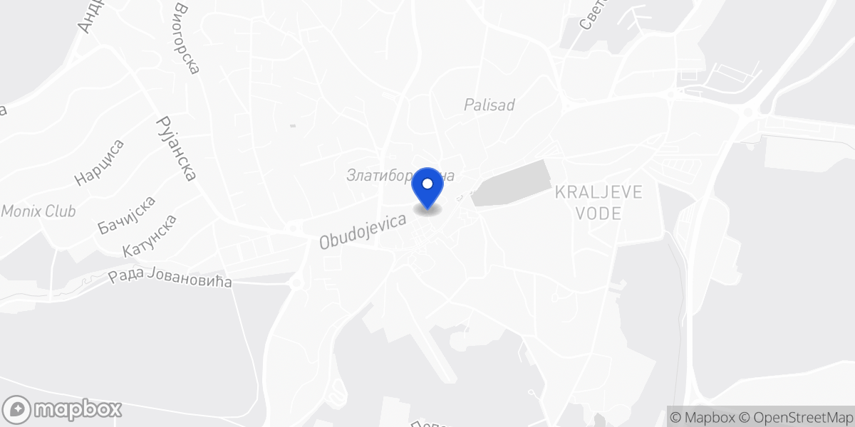 Mapa — Zlatibor