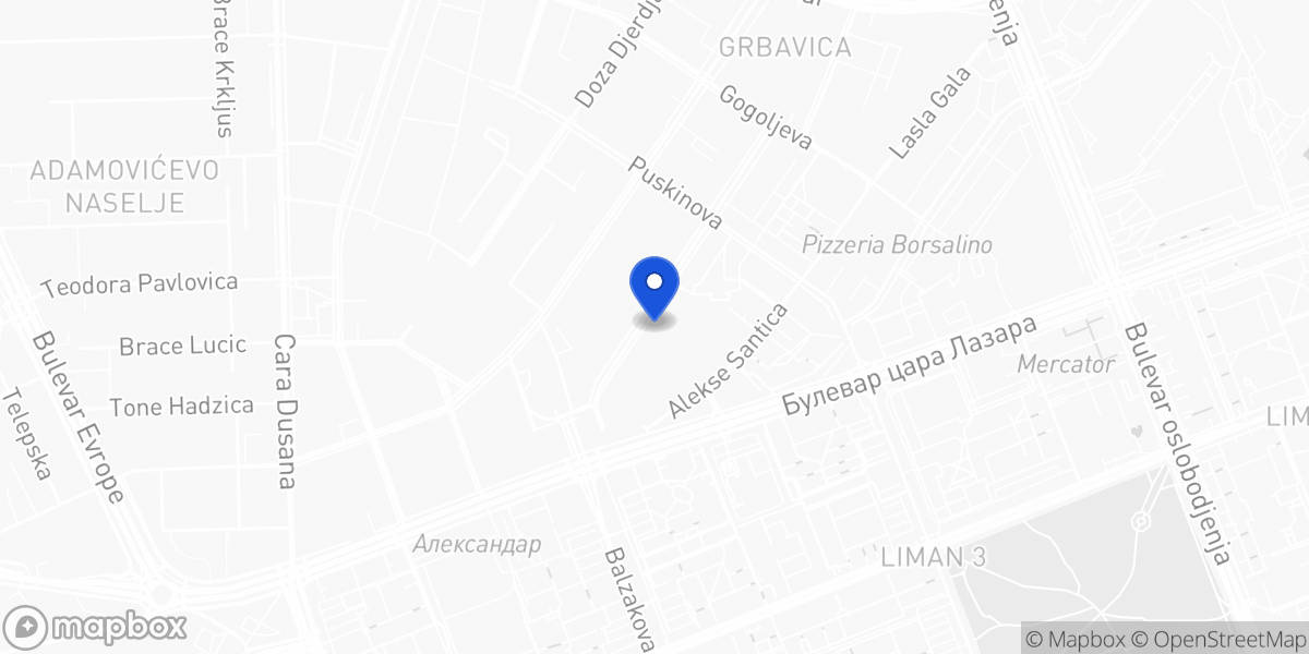 Mapa — Tolstojeva 39, Novi Sad