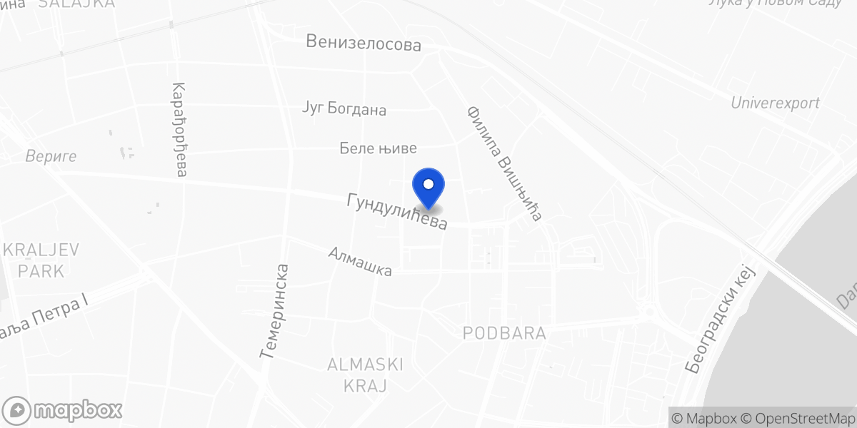 Mapa — Gundulićeva 29