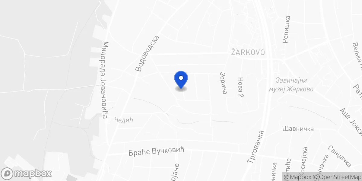 Mapa: Prote Milana Smiljanića 12, Beograd