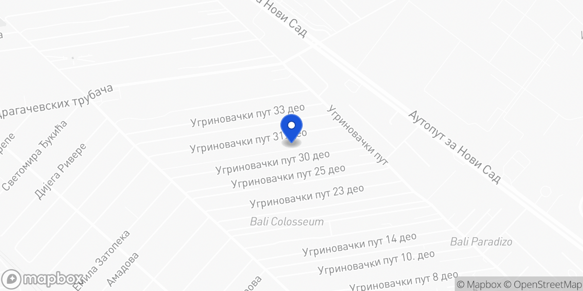 Mapa — Ugrinovački put 113