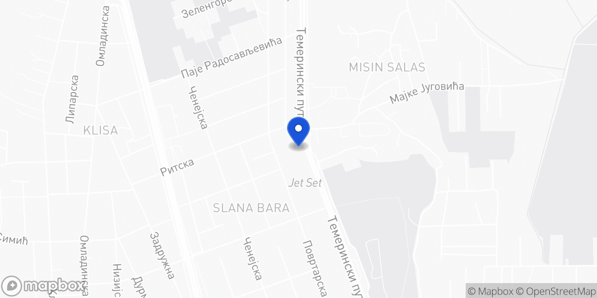 Mapa — Temerinski put 51
