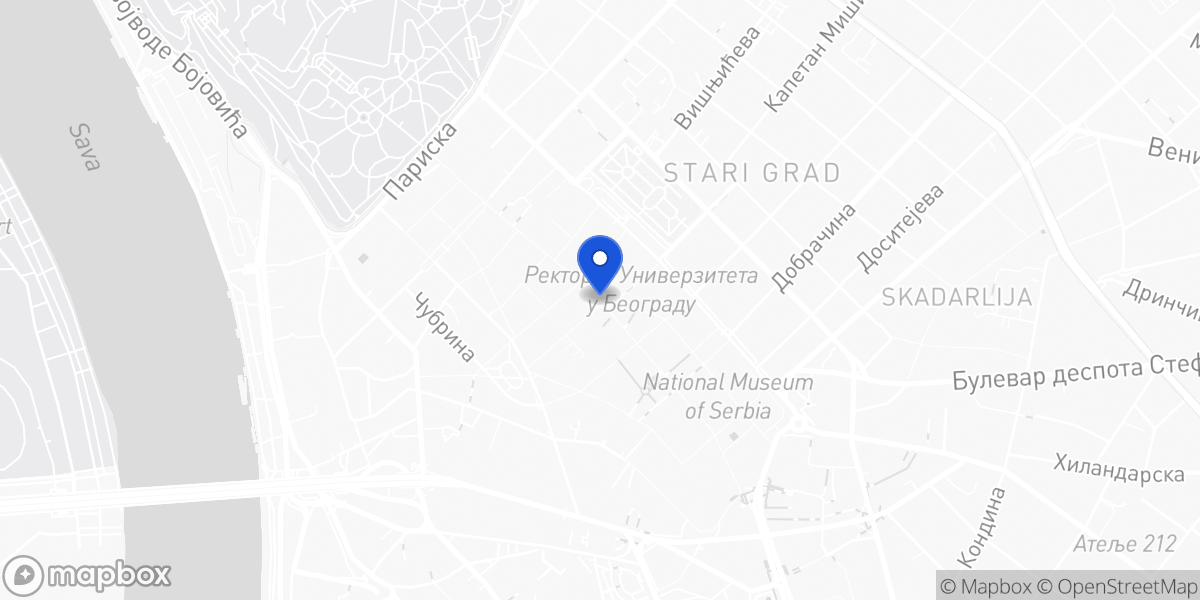 Mapa — Beograd