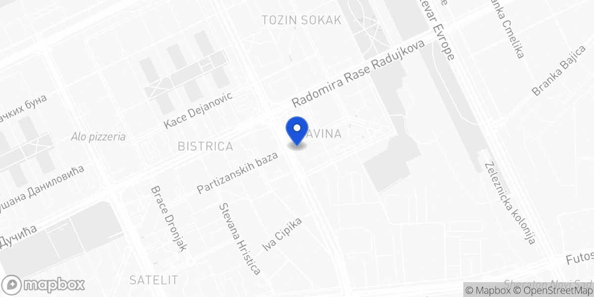 Mapa — Vladike Ćirića 2, Novi Sad