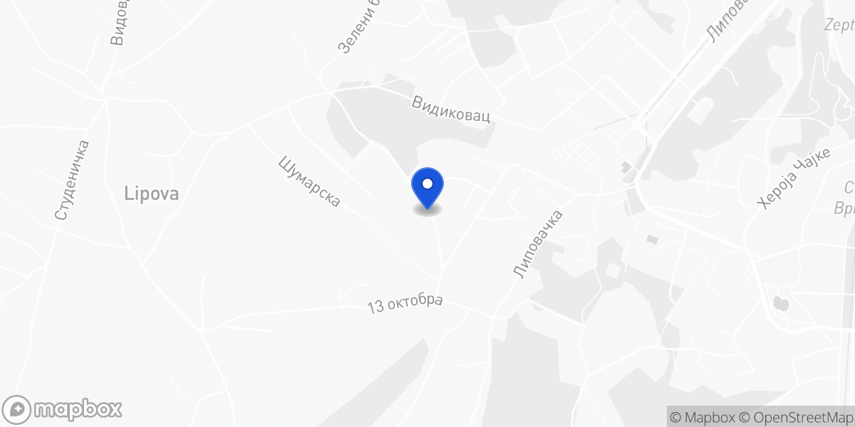 Mapa — Vojvode Mišića