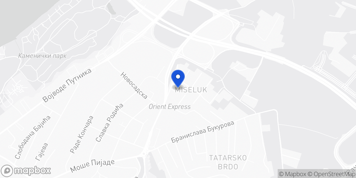 Mapa: Institutski put