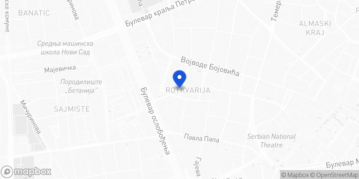 Mapa: Dostojevskog 22