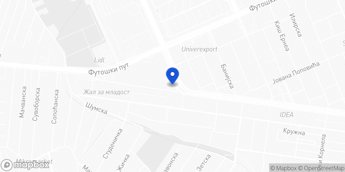 Mapa — Bulevar patrijarha Pavla