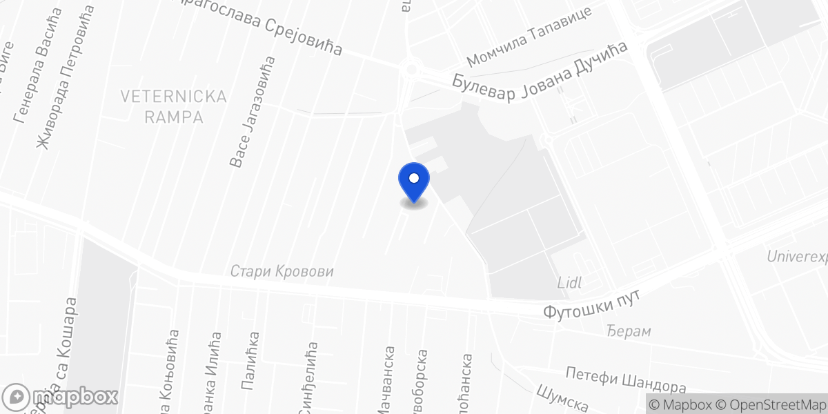 Mapa — Aleksandra Petrovića 3, Veternik