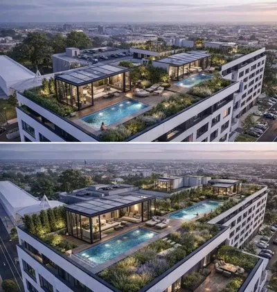 Novogradnja Piramida City, Detelinara, Novi Sad